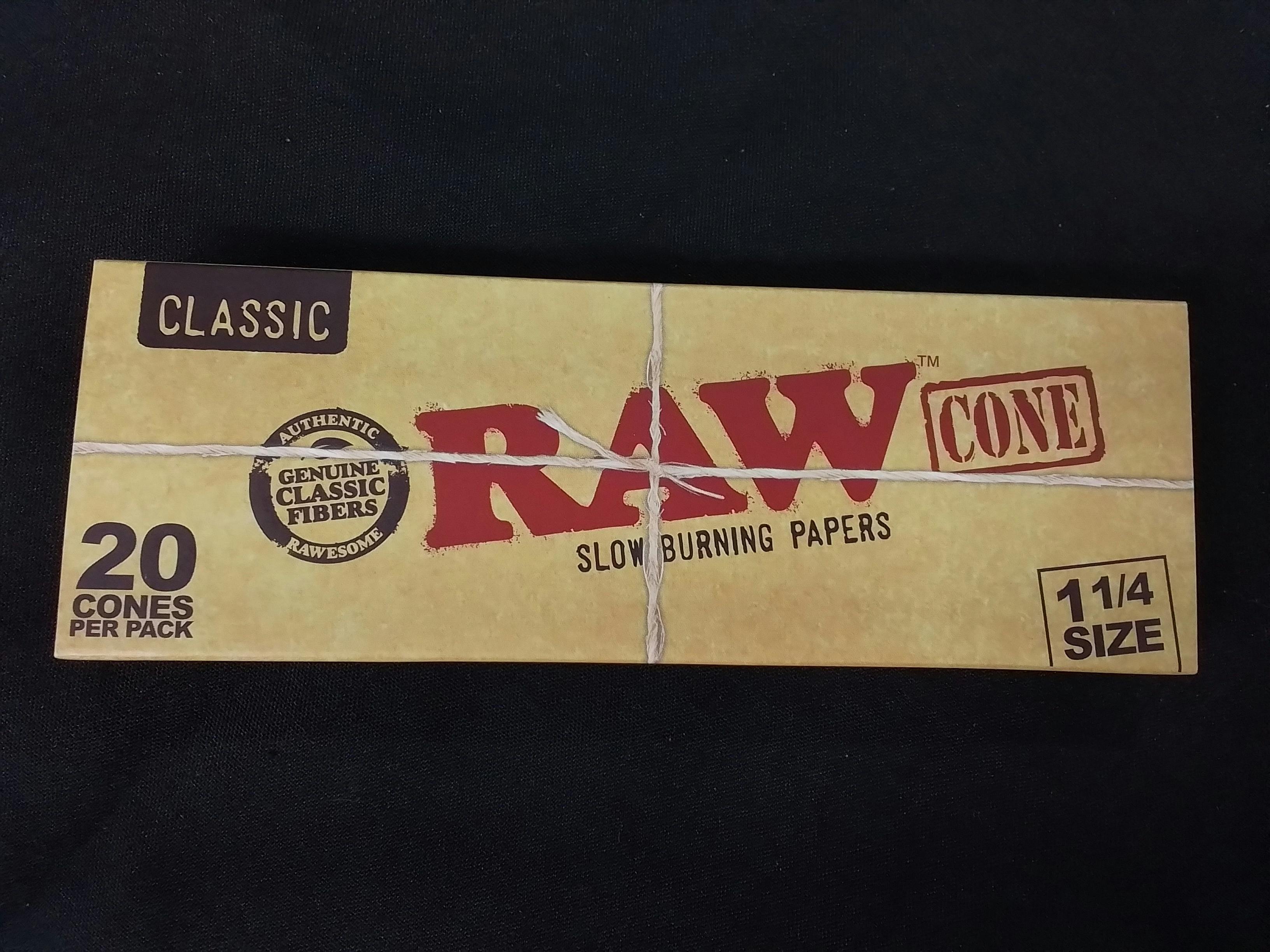 Raw Cones 20pk Classic 1 1/4