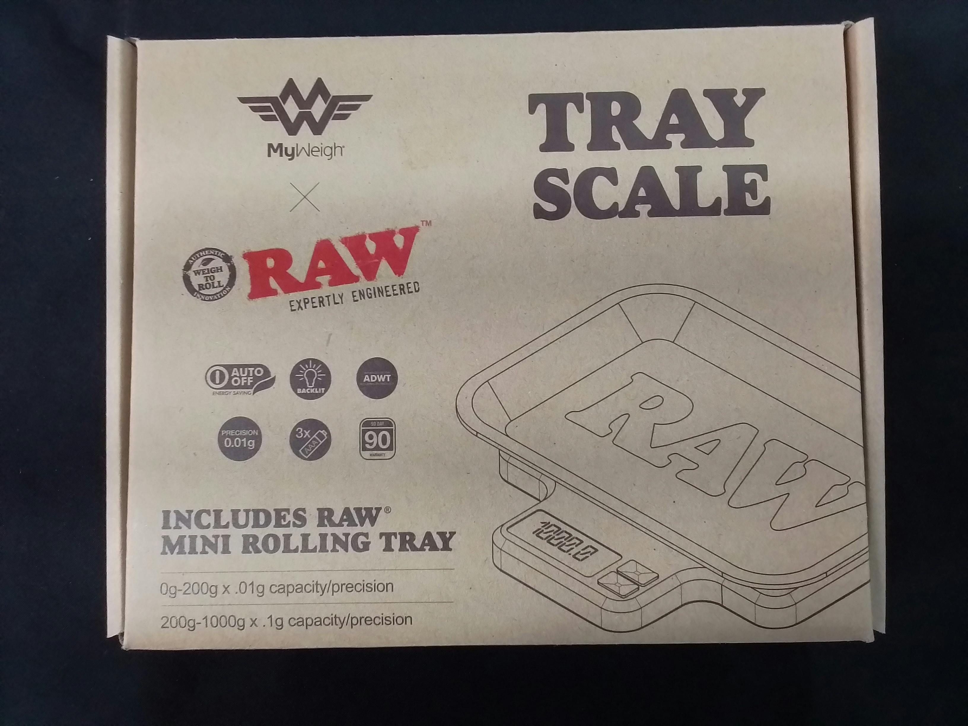 Raw x Myweight Tray Scale