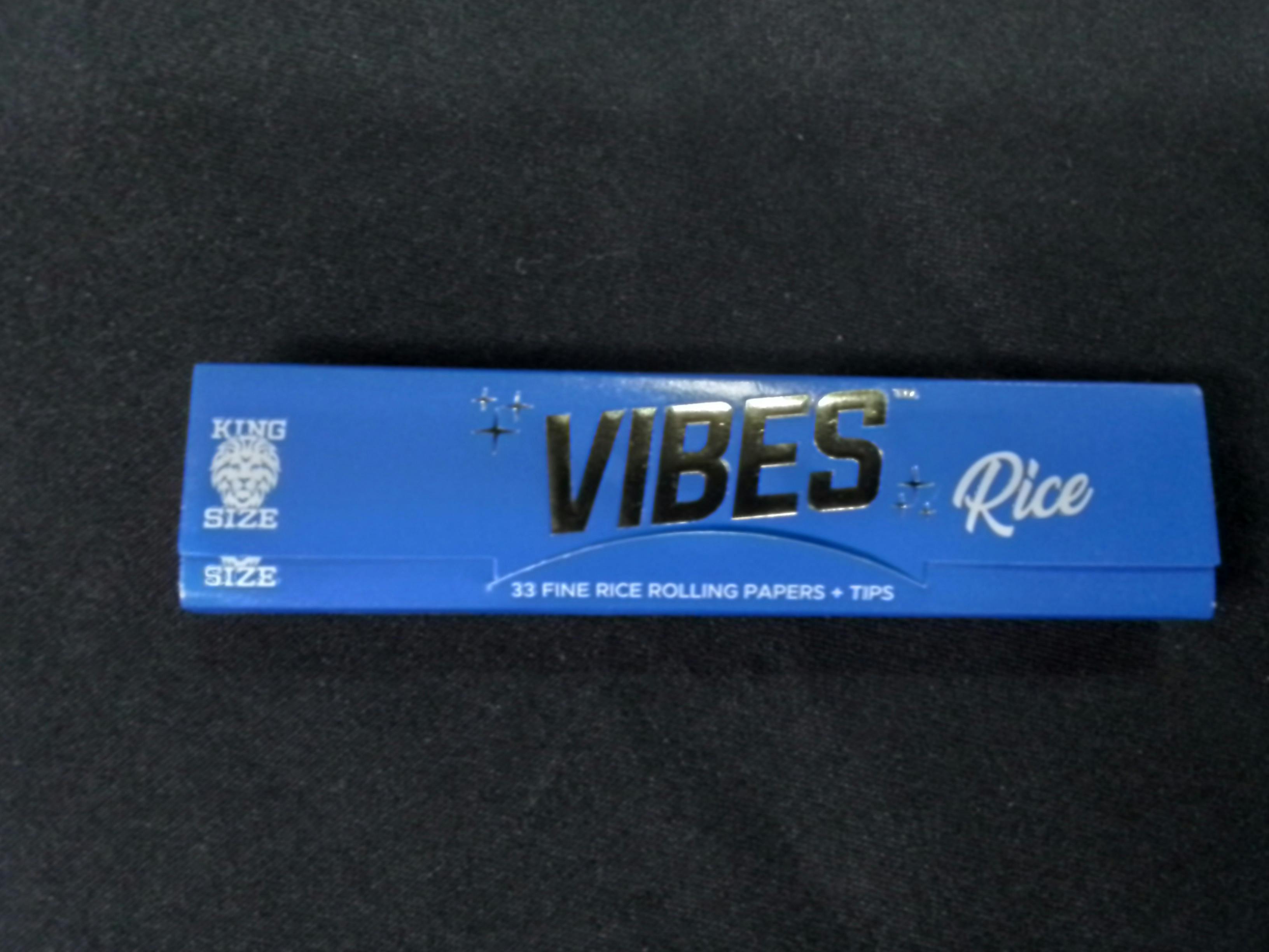 Vibes Rolling Paper King Size Slim Rice