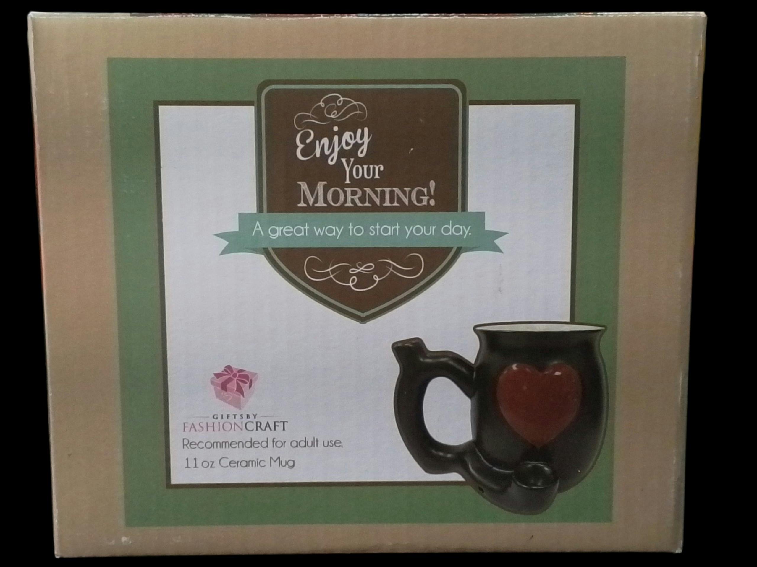 11oz. EMBOSSED RED HEART MUG - WHITE INSIDE