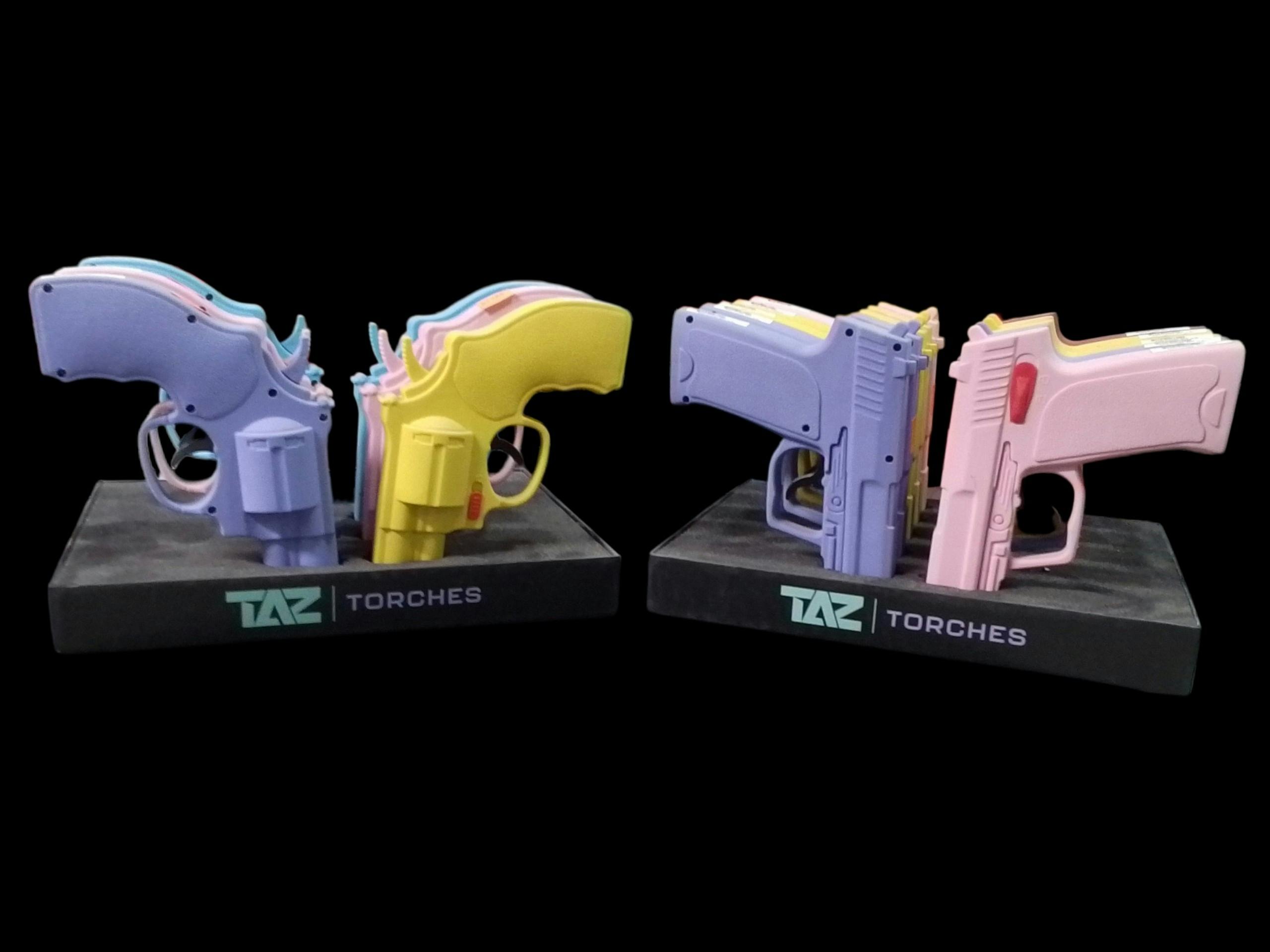 Taz Lighters / color graphic pistol