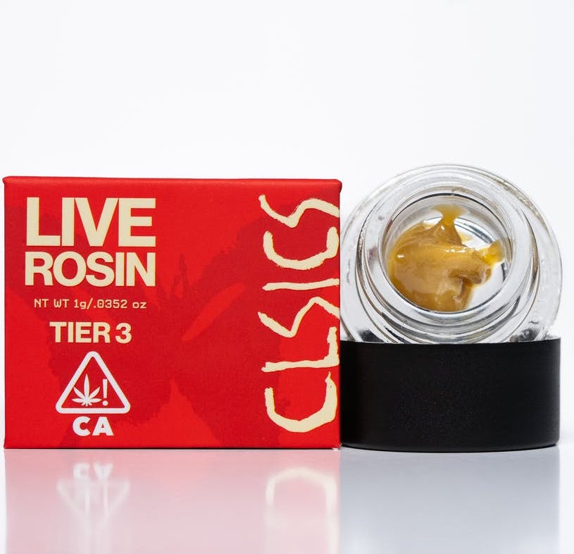 CLSICS - 1g Live Rosin Tier3 - Ghost Vapor
