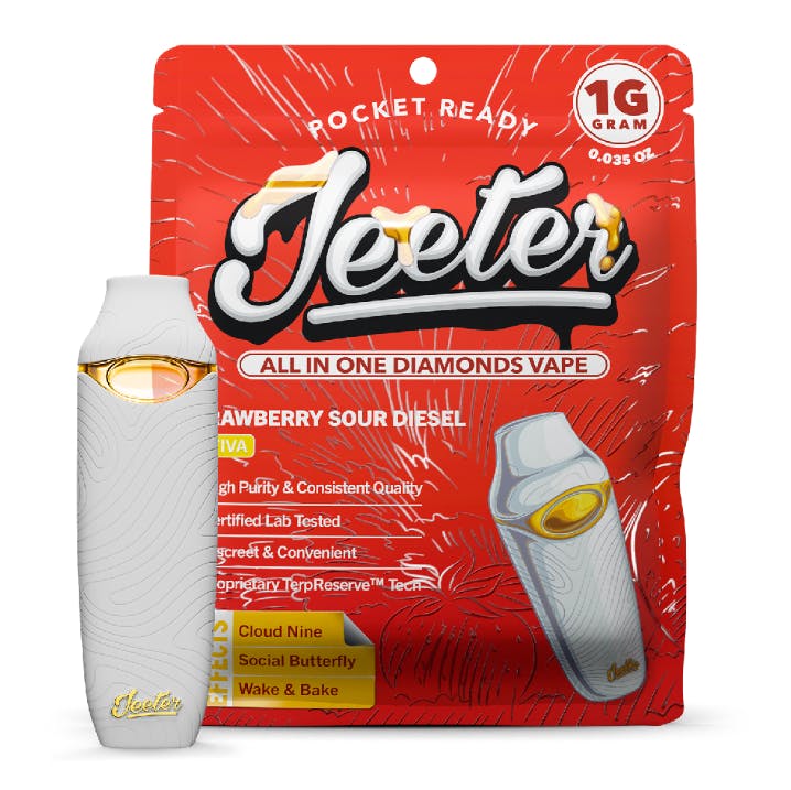Jeeter - 1g Liquid Diamond AIO - Strawberry Sour Diesel