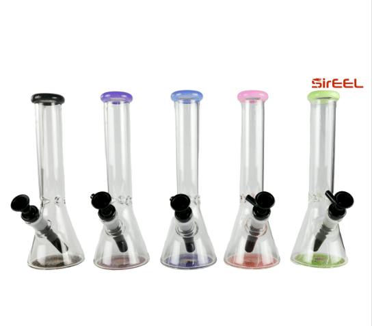 SirEEL - 10" Colorful Geometric Base Beaker Water Pipe