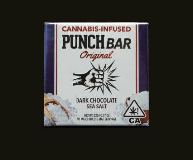 Punch Edibles & Extracts - Sea Salt Dark Chocolate Bar