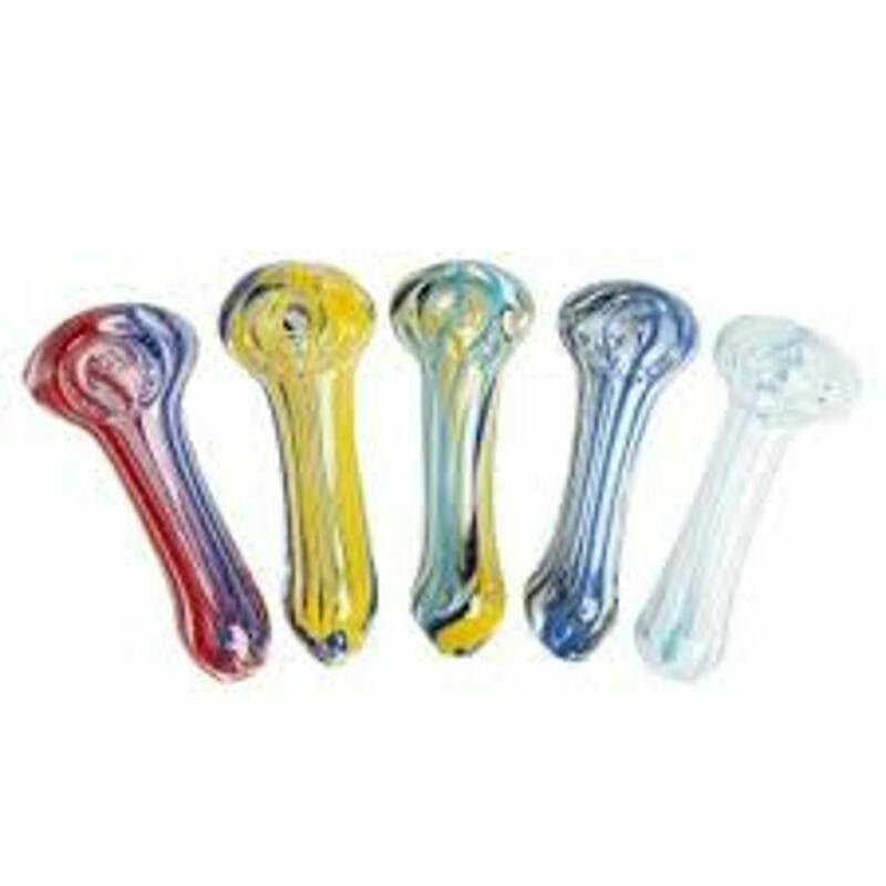 3.5" - Assorted Glass Pipes - Lollipop Glass Hand Pipe