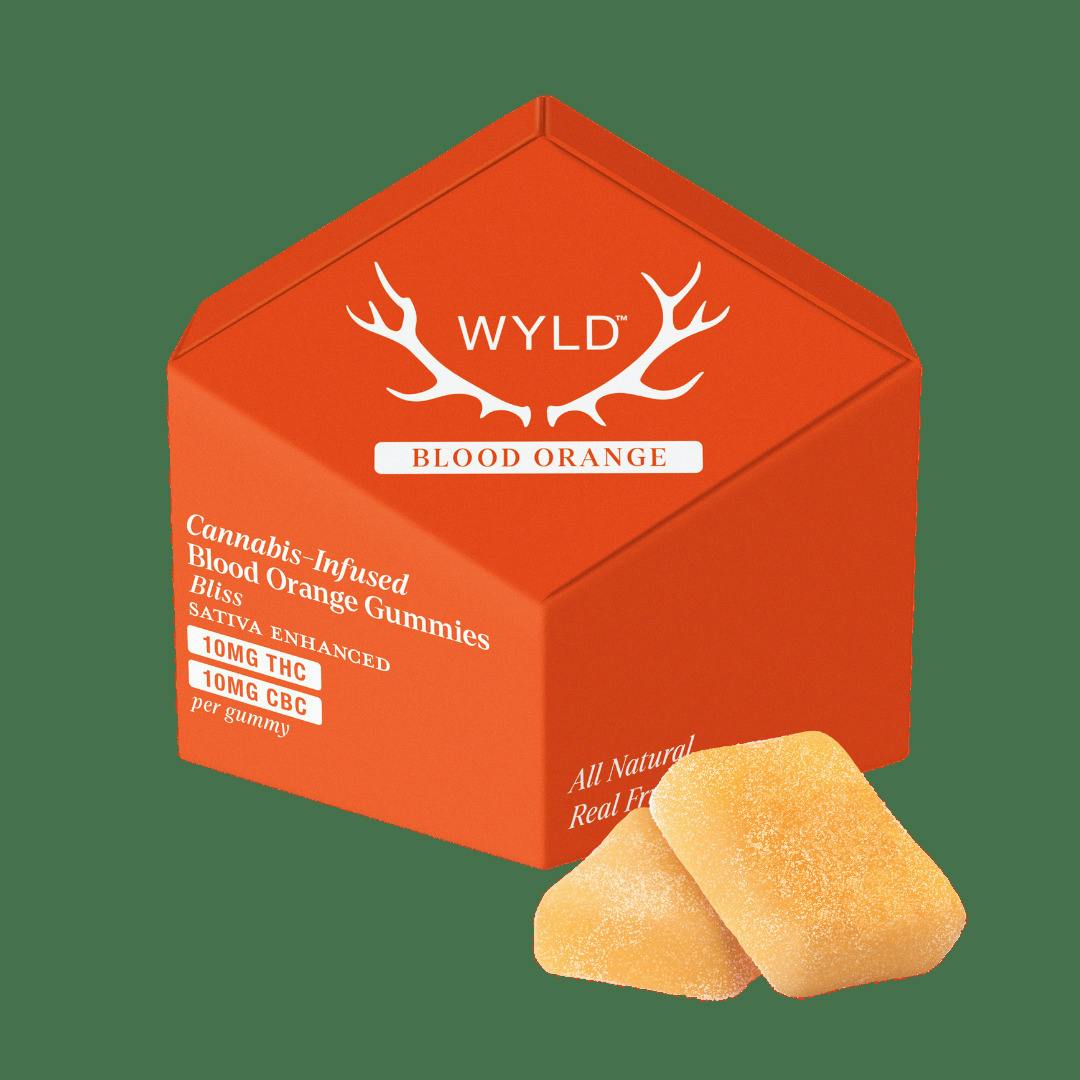 WYLD - Blood Orange 1:1 THC/CBC - 200mg Gummies