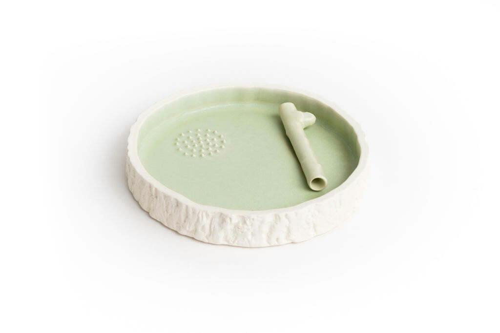 GREEN CANNABIS - FOREST, 2PC TABLETOP SET GREEN
