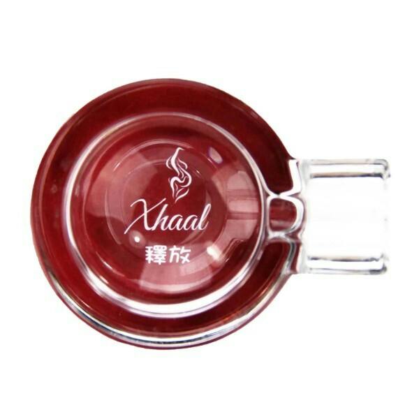 GLASS | ASHTRAY - red
