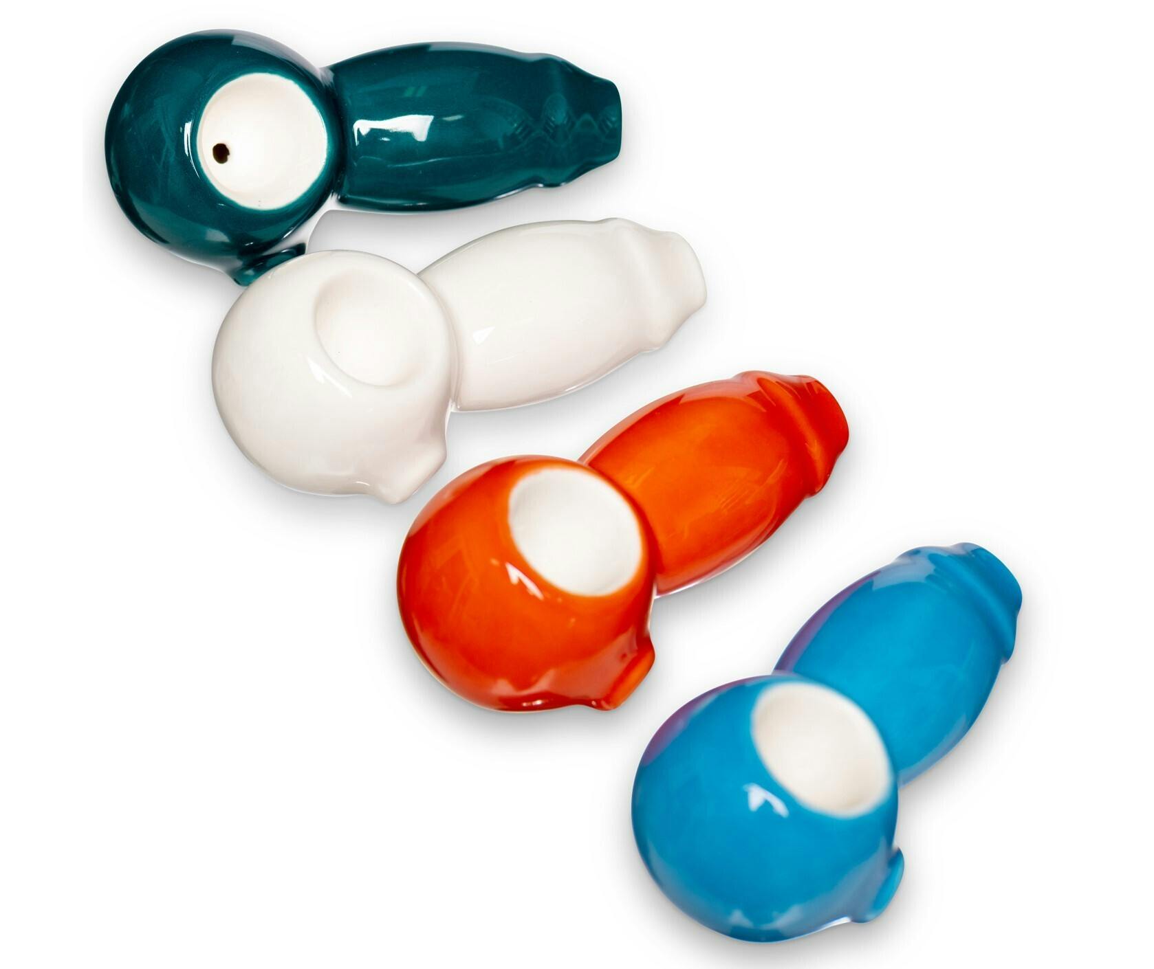 CERAMIC SPOON PIPE - STONE