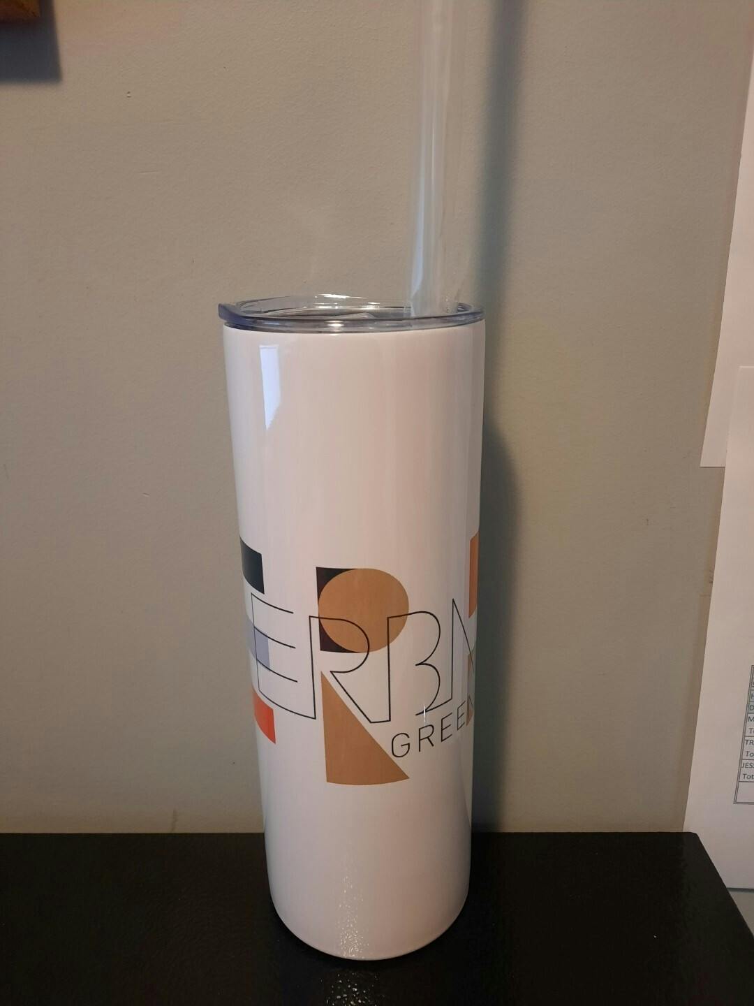 EG - Stainless Steele, Branded Cup, hot and cold