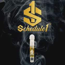 Schedule 1-Cartridge-Rosin Terp Distillate-1g-Banana Wedding Ringz (H)