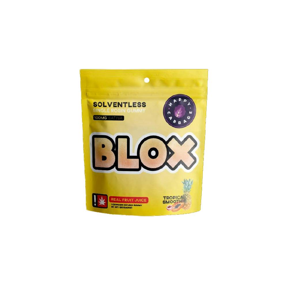 Tropical Smoothie "BLOX" Gummy: Happy Cabbage Farms