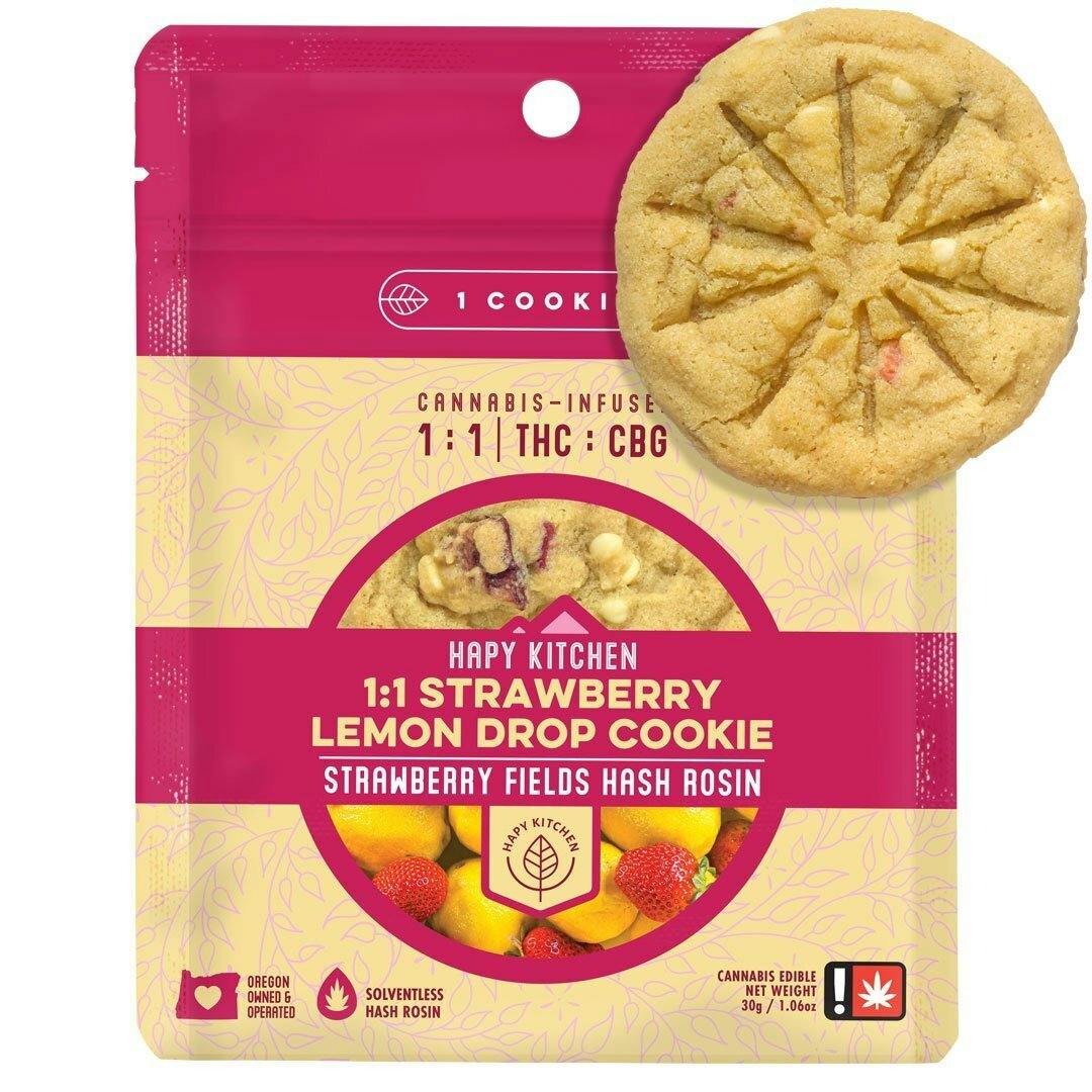 Strawberry Lemon Drop Cookie: Hapy Kitchen