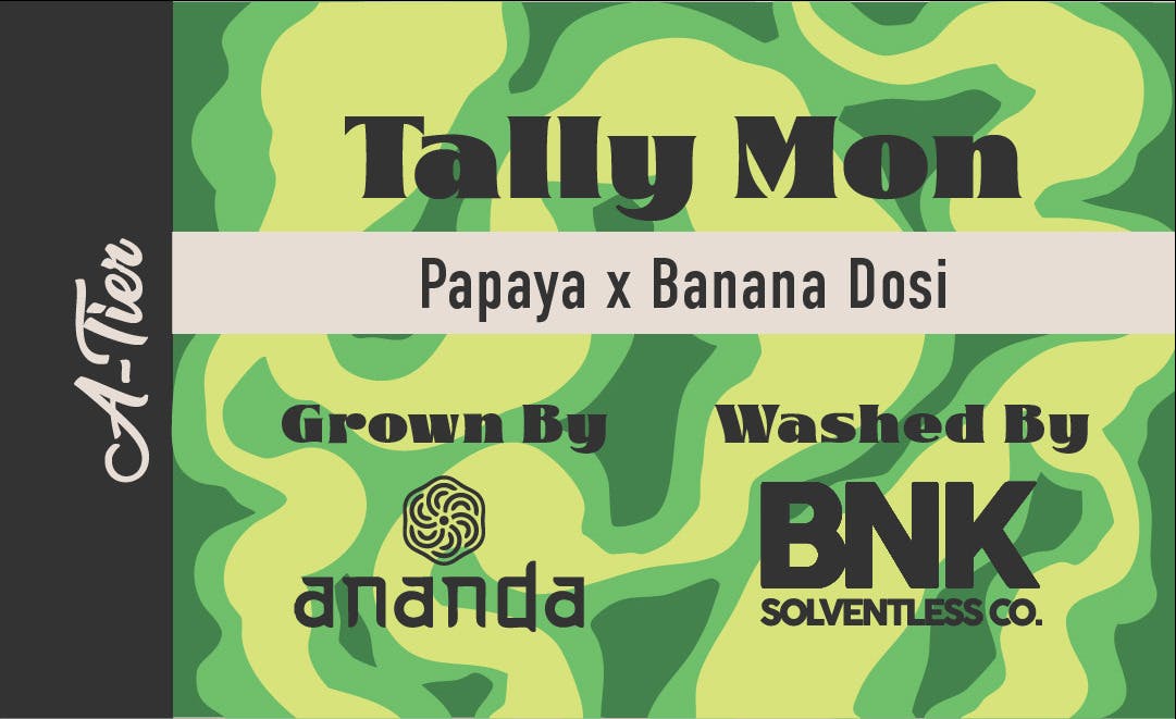 Tally Mon Rosin Concentrate: Bo S Nose Knows