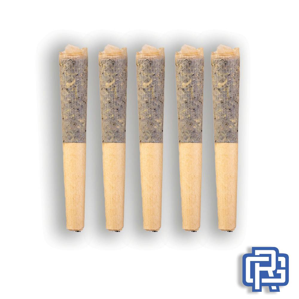Bandon Gold Flavored Pre-Rolls: 0.5g 5pk (Distillate-Infused) - Sticks
