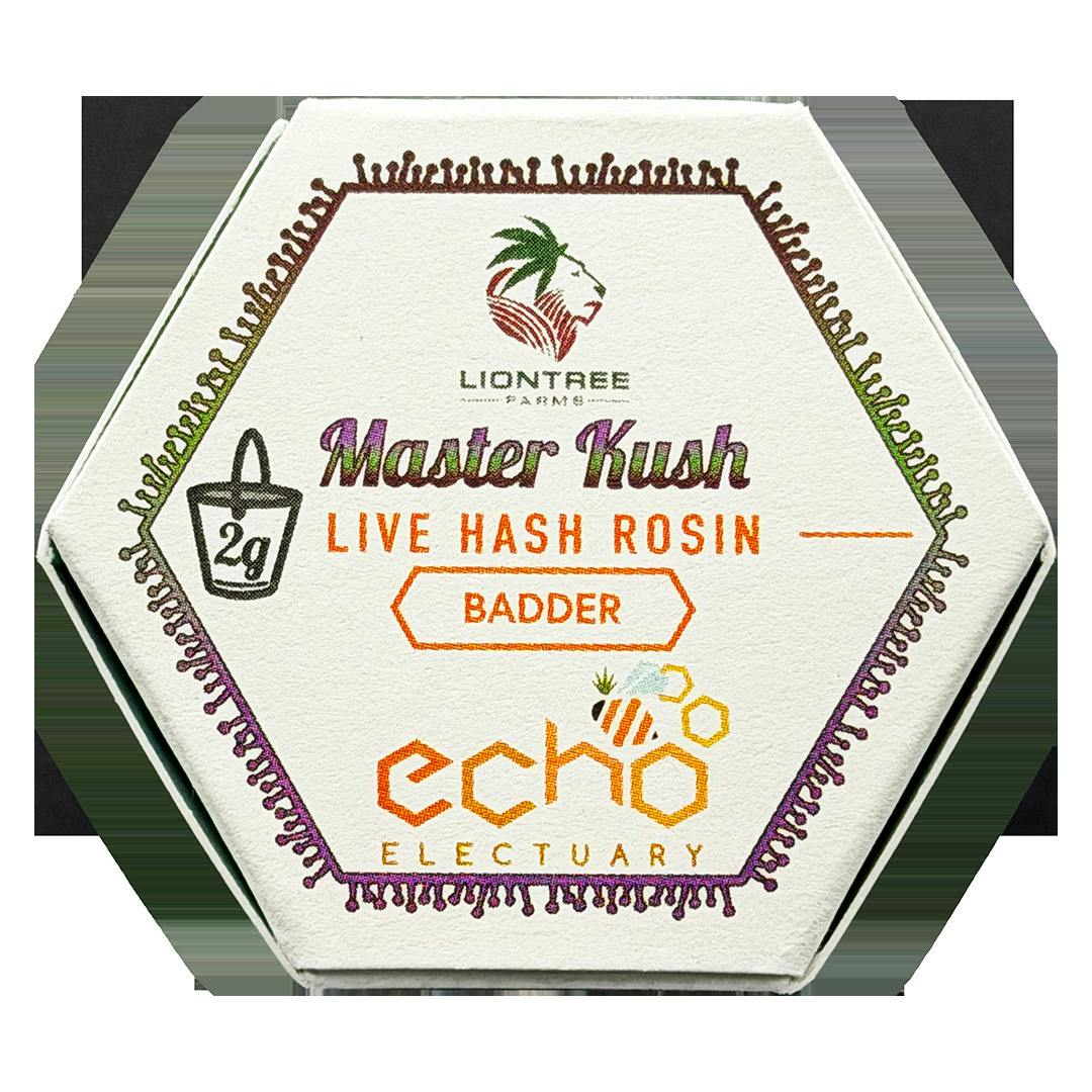 Master Kush Rosin Concentrate | 2g (70µ-120µ Live Hash Rosin) | Echo Electuary