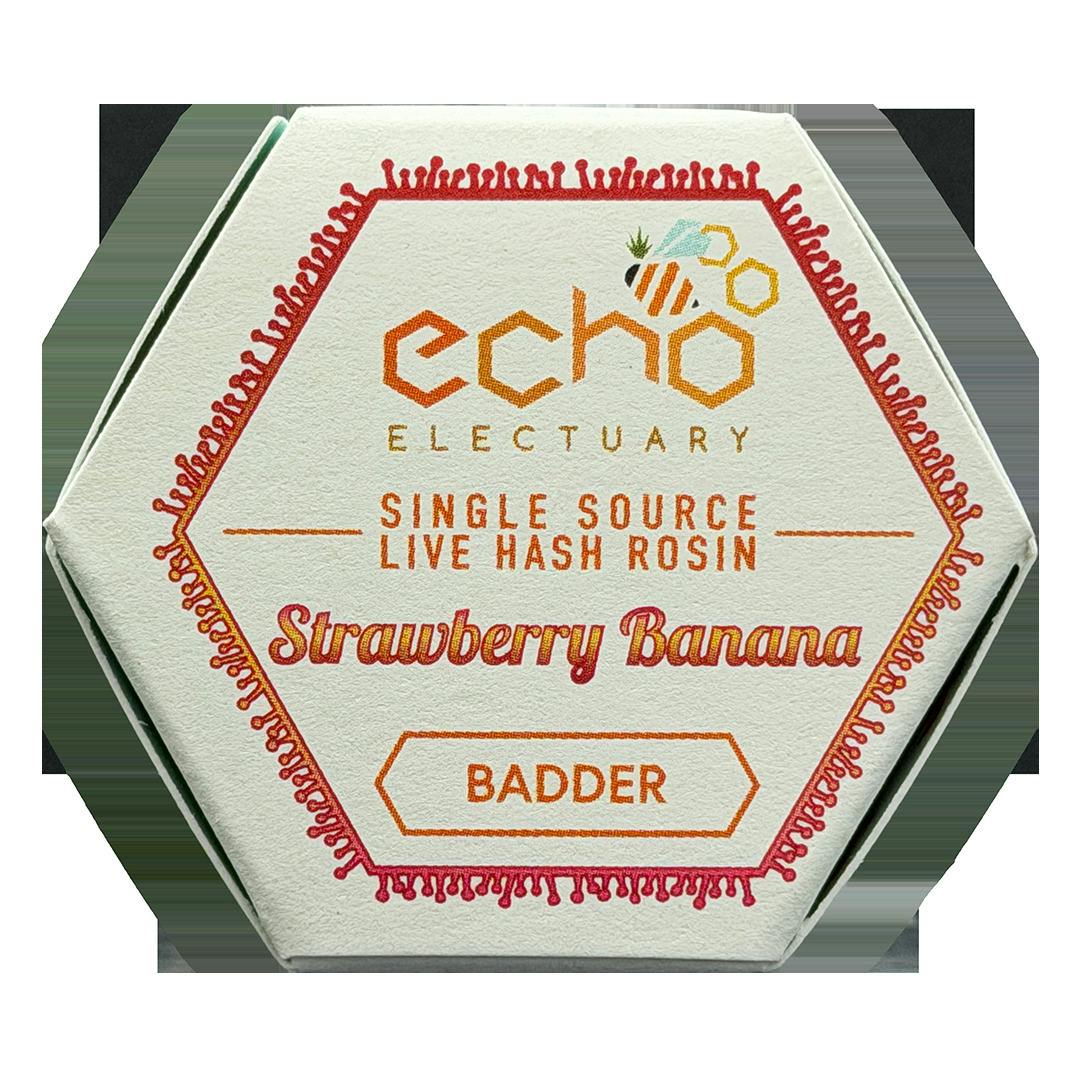 Strawberry Banana Rosin Concentrate: Echo Electuary