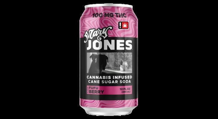 Fufu Berry Soda | 12oz 100mg (THC) | Mary Jones