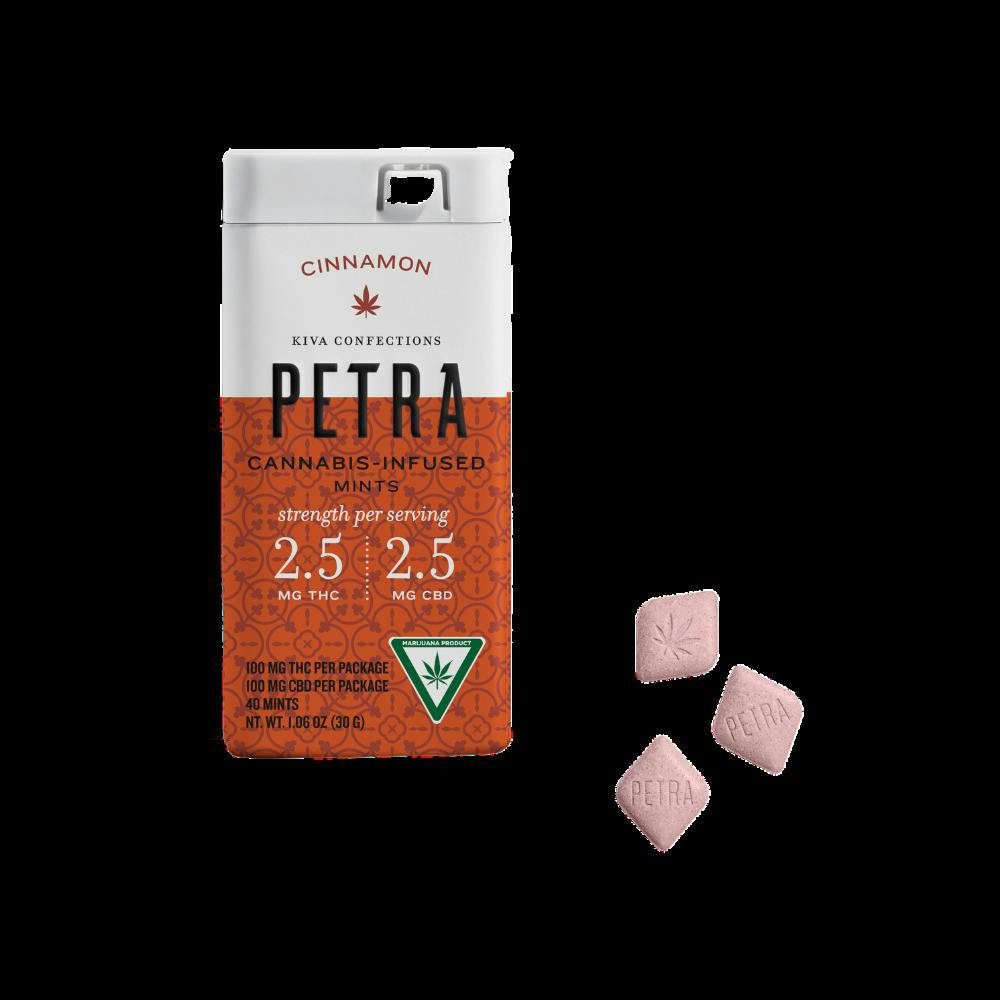 Petra - 100mg Mints 1:1 THC:CBD - Cinnamon