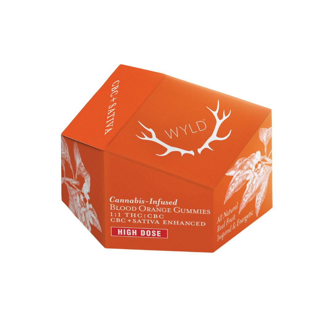 Wyld - 200mg Gummies - Blood Orange 1:1 THC:CBD