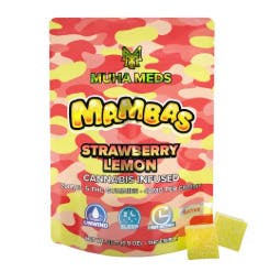 Mambas - 40mg Gummies (5pk) - Strawberry Lemon