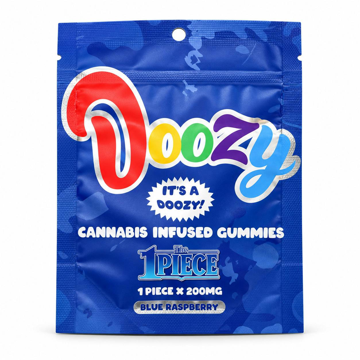 Doozy - 200mg Infused Edible 1pc - Blue Raspberry