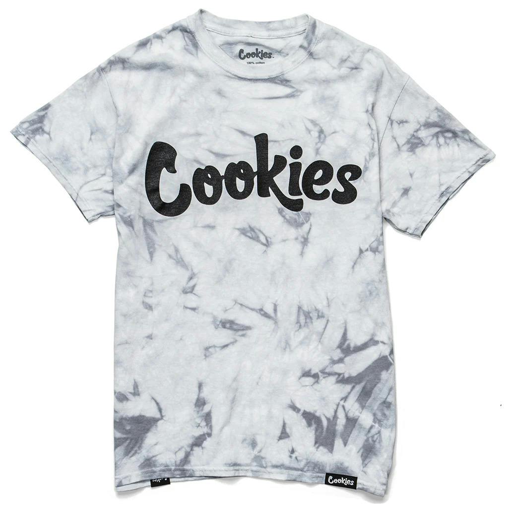 Cookies - Tee - Crystal Wash Tie Dye - Silver