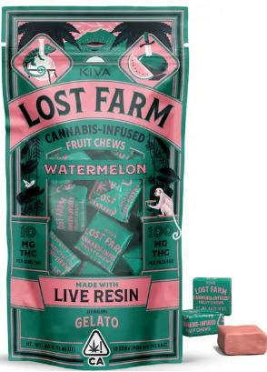 Watermelon x Gelato [H] - 100MG Live Resin Chews 10PK