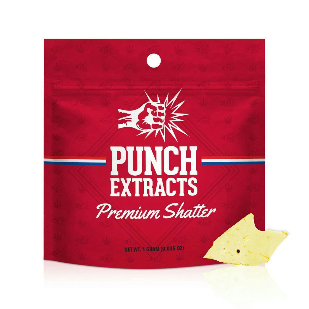 Punch Edibles & Extracts - 1G BHO Shatter - Lemon Cherry Vapor [H]