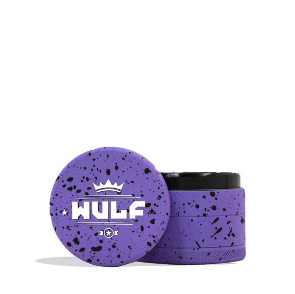 4PC 65mm Splatter Grinder - Purple & Black Splatter