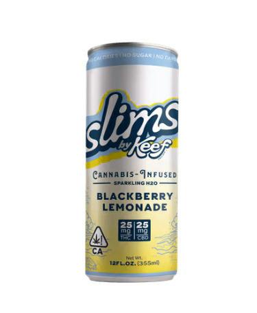 Keef Cola - THC:CBD 25:25MG Slims Soda 12OZ - Blackberry Lemonade