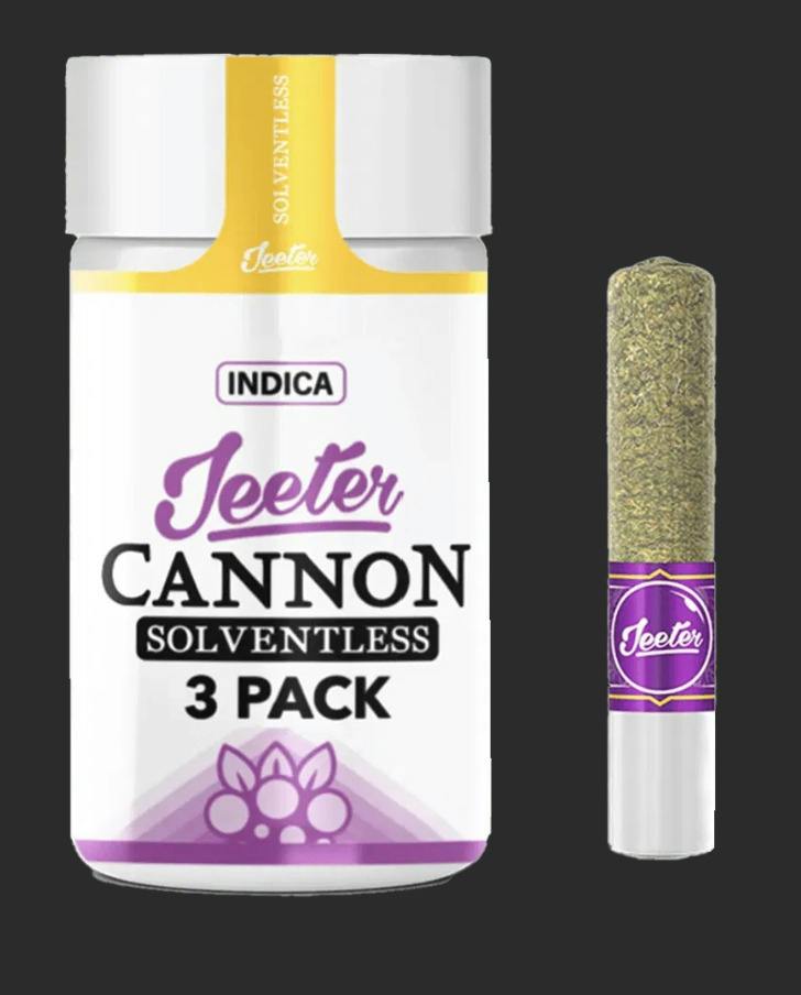 Grape Ape [I] - 1.5G Live Rosin Infused Cannon Prerolls 3PK