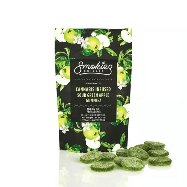 Sour Green Apple - 1:1 CBG:THC - 100mg - 10ct