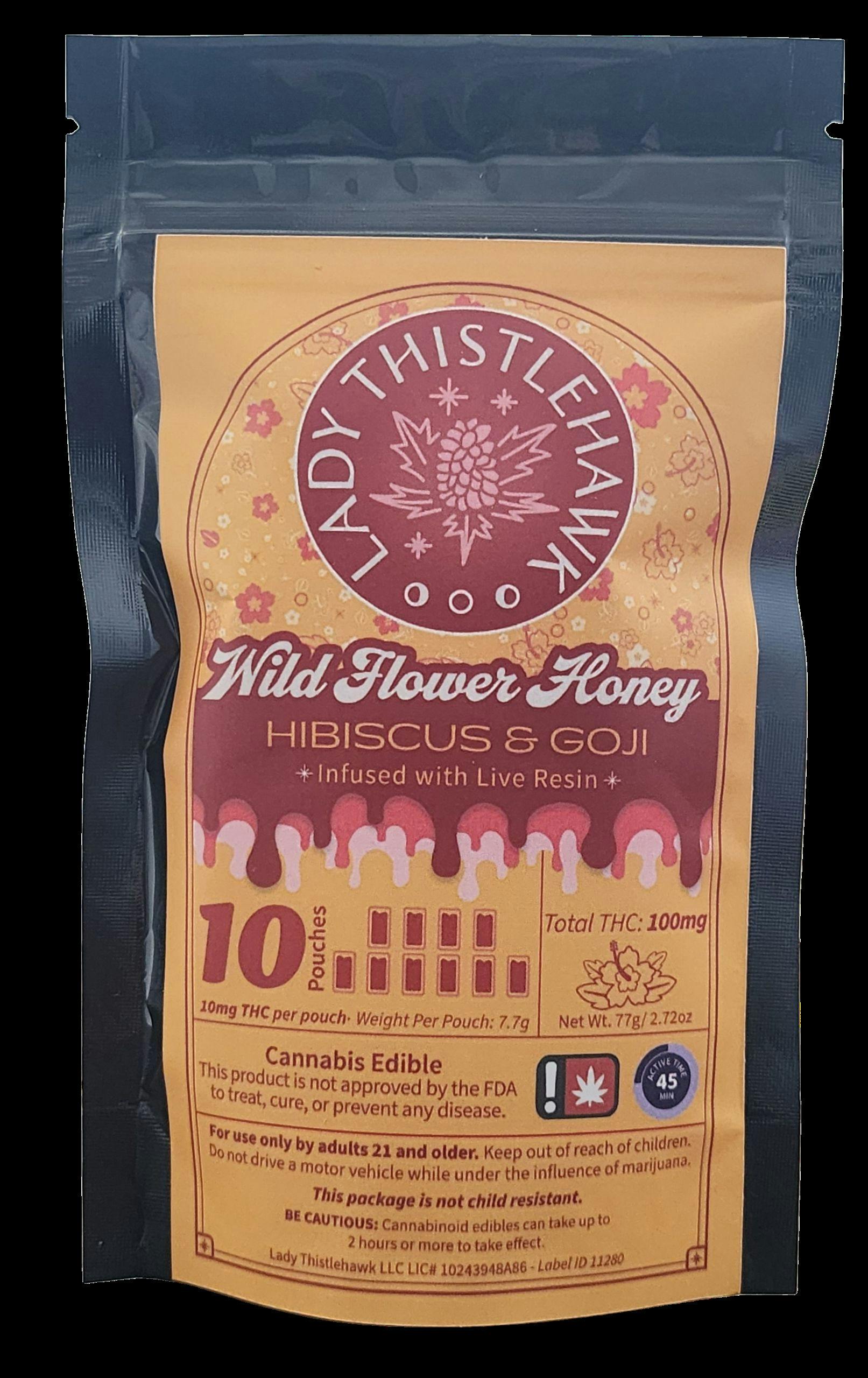 Lady Thistlehawk: Hibiscus & Goji - Wildflower Honey