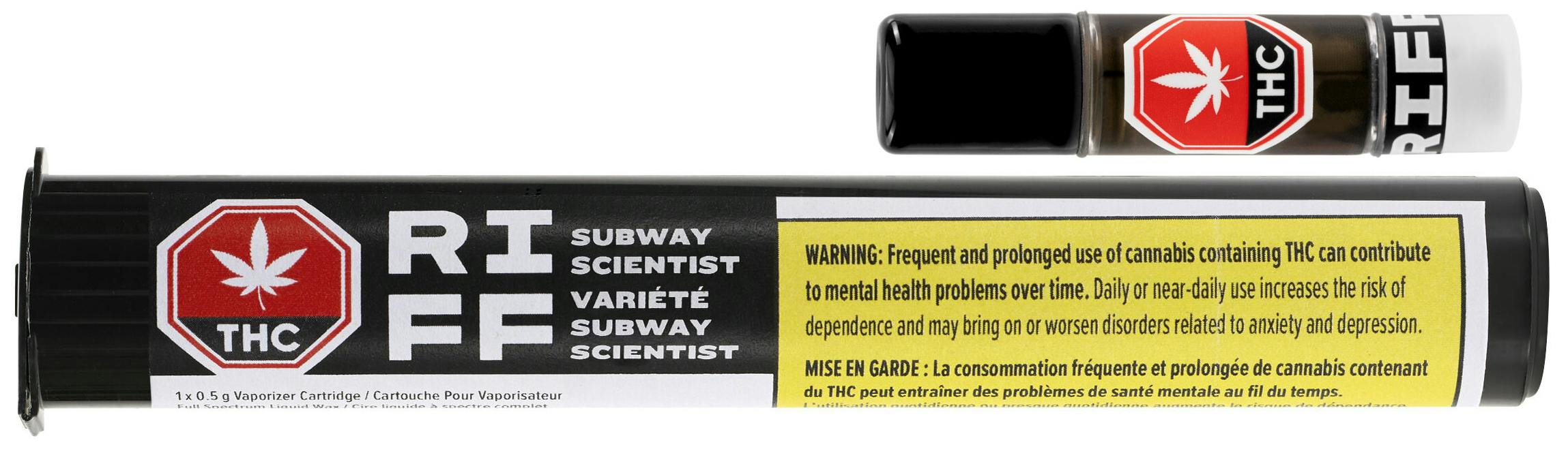 Riff - Subway Scientist Liquid Wax 510 Cart - 1x0.5g