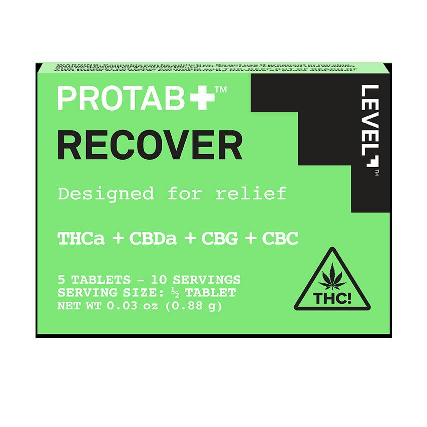 Protab+ Recover Relief THC+THCa+CBDa+CBG+CBC 1mg THC 10count