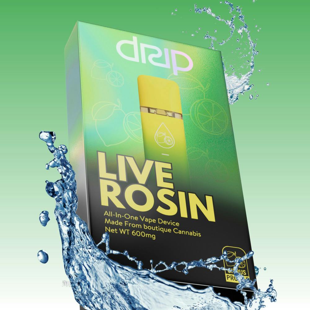 Drip - AIO Live Rosin - Super Boof (H) (0.6g) cannabis product