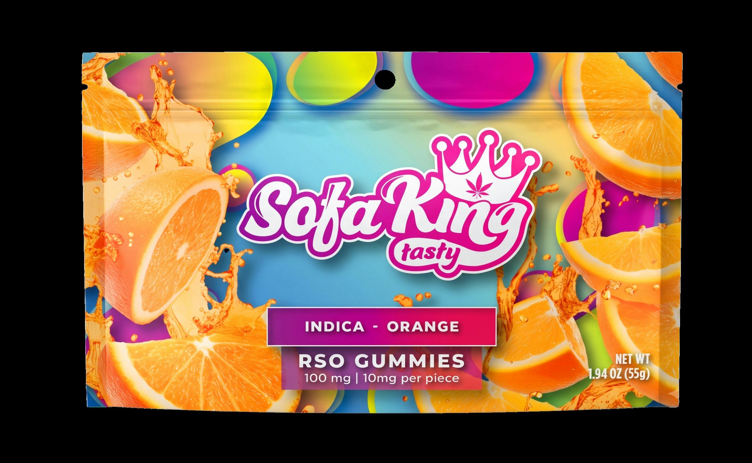 Sofa King - Gummies - Orange (I) (100mg)