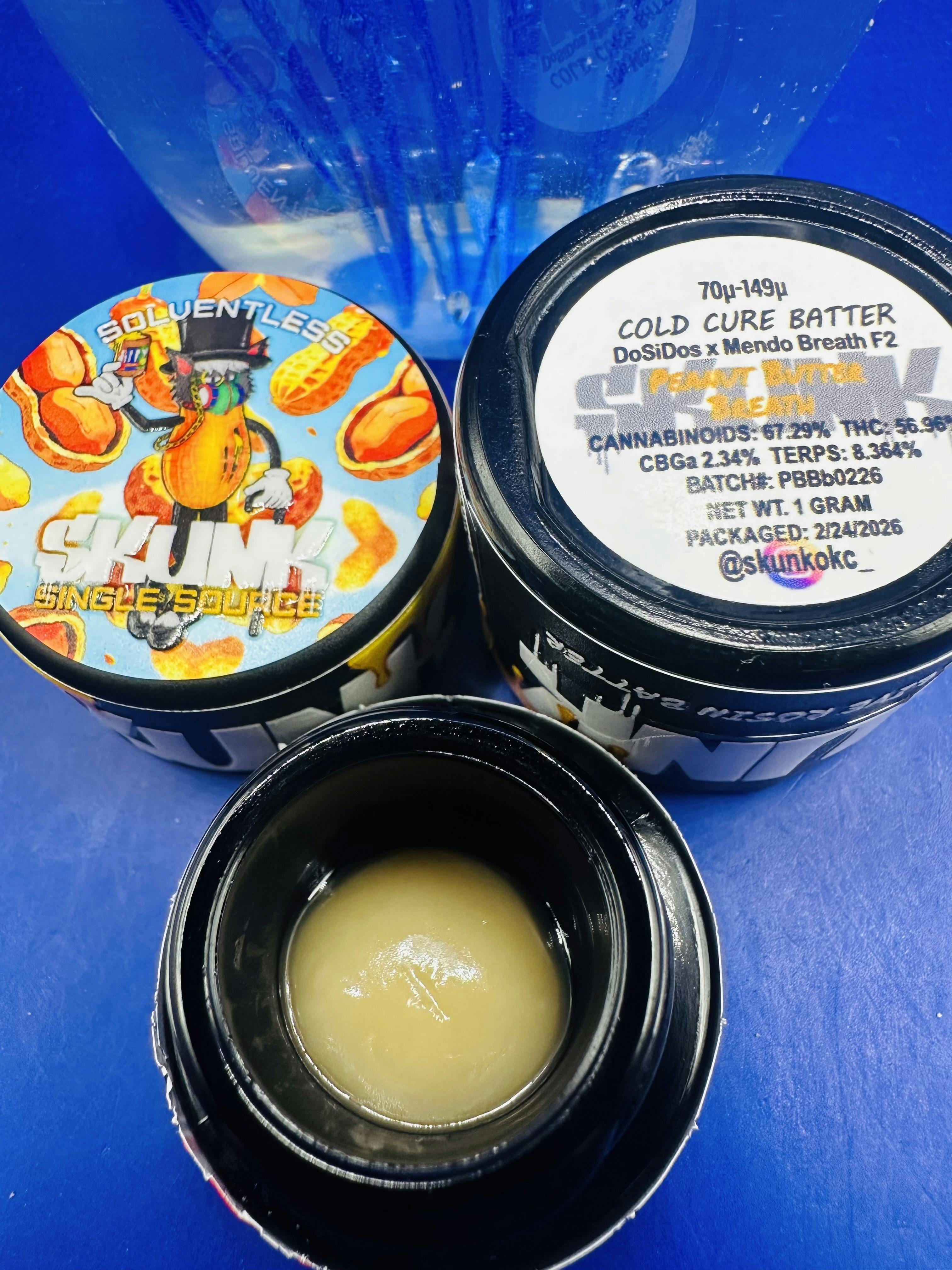 Peanut Butter Breath Live Rosin Batter 1g - Skunk