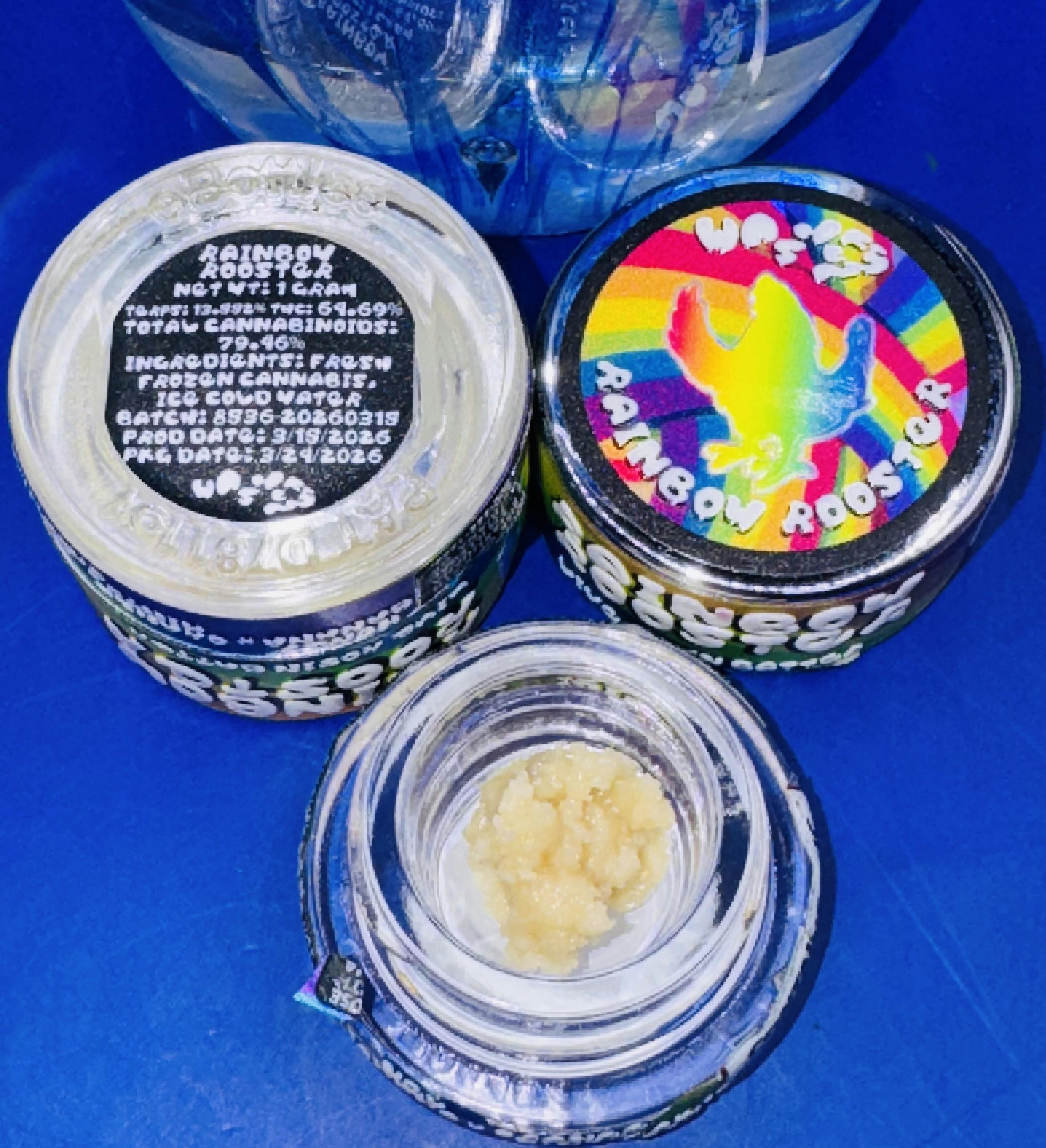 Washers 4G Rosin - Rainbow Rooster - 4g