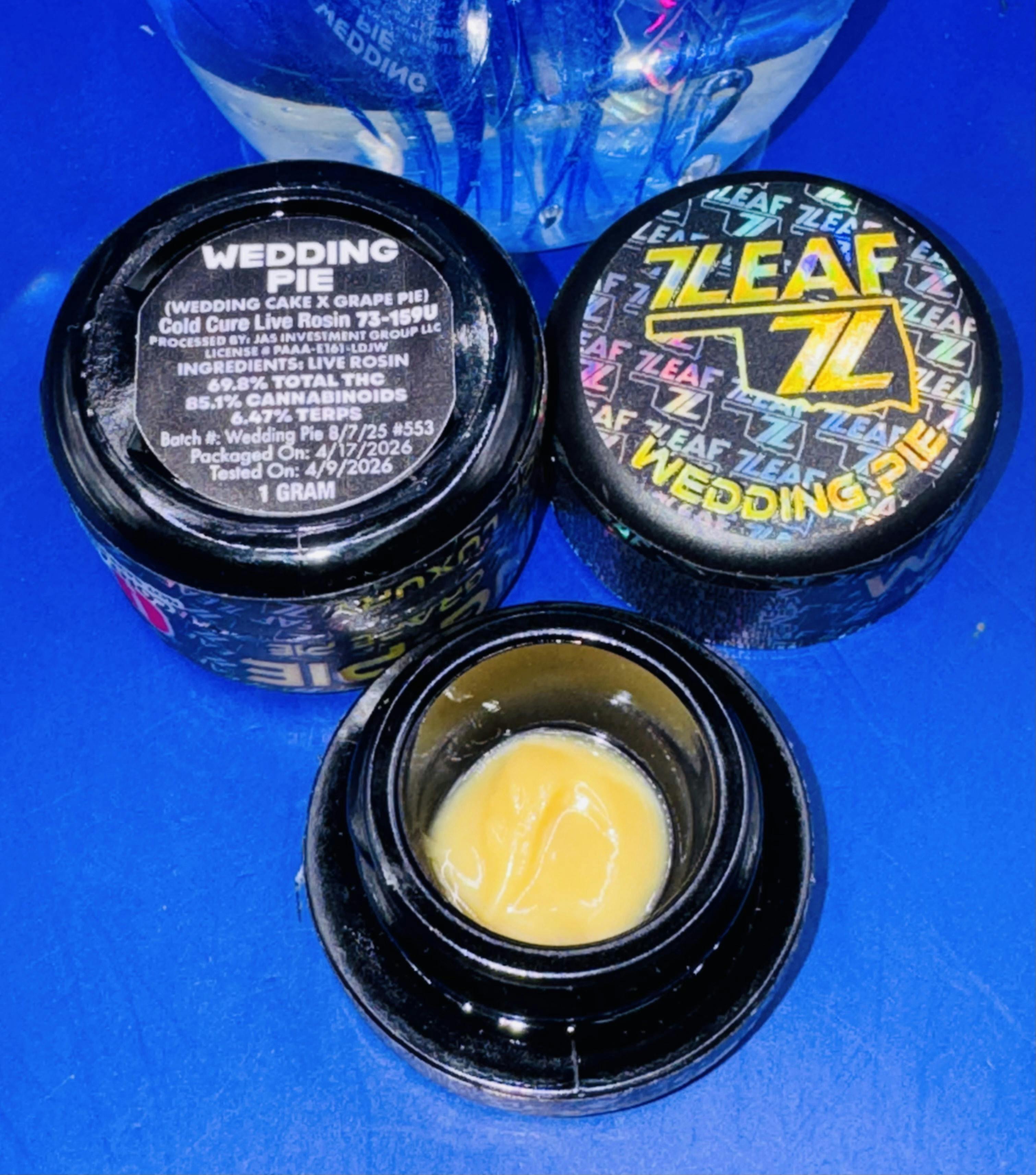 7 Leaf - Live Rosin - Wedding Pie - 1g