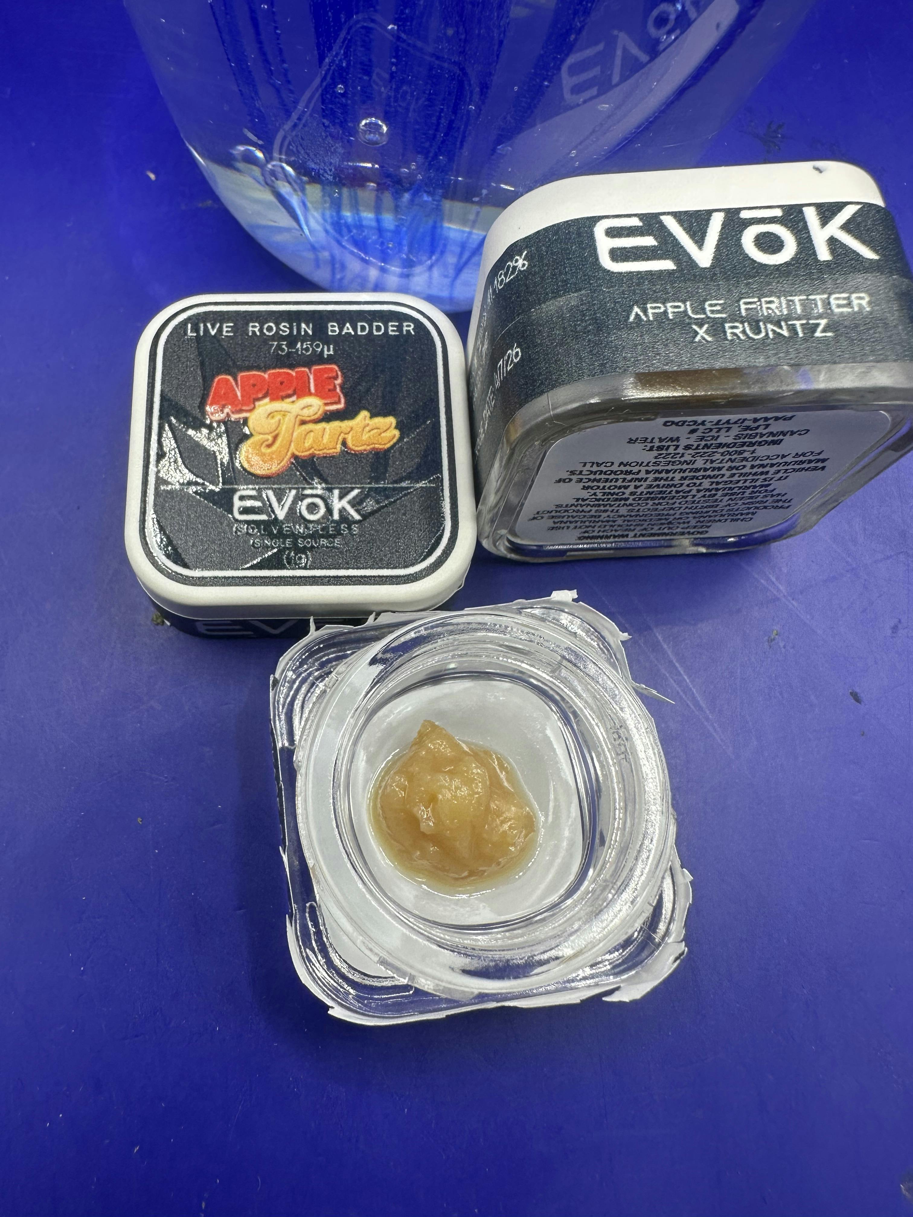 Apple Tartz - Live Rosin Badder - Evok 1g