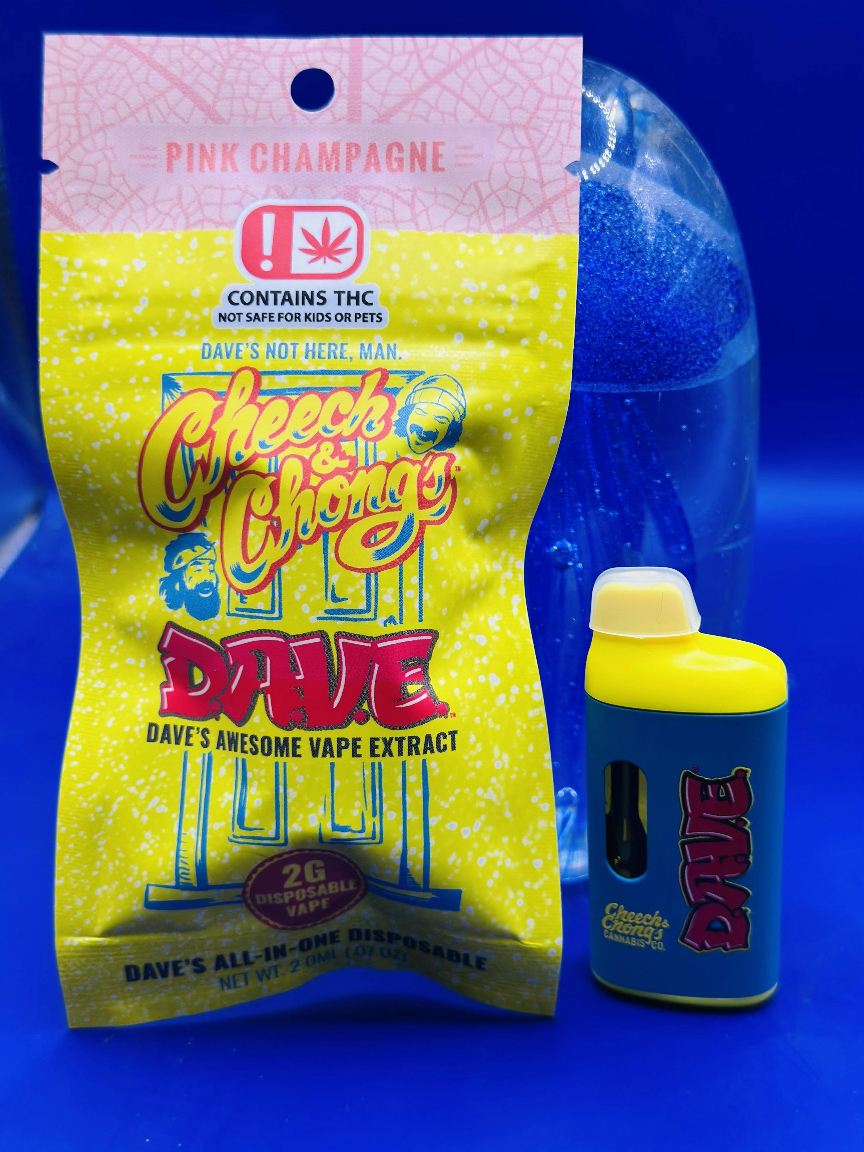 D.A.V.E. - 2 gram Disposable Vape - Pink Champagne - Sativa