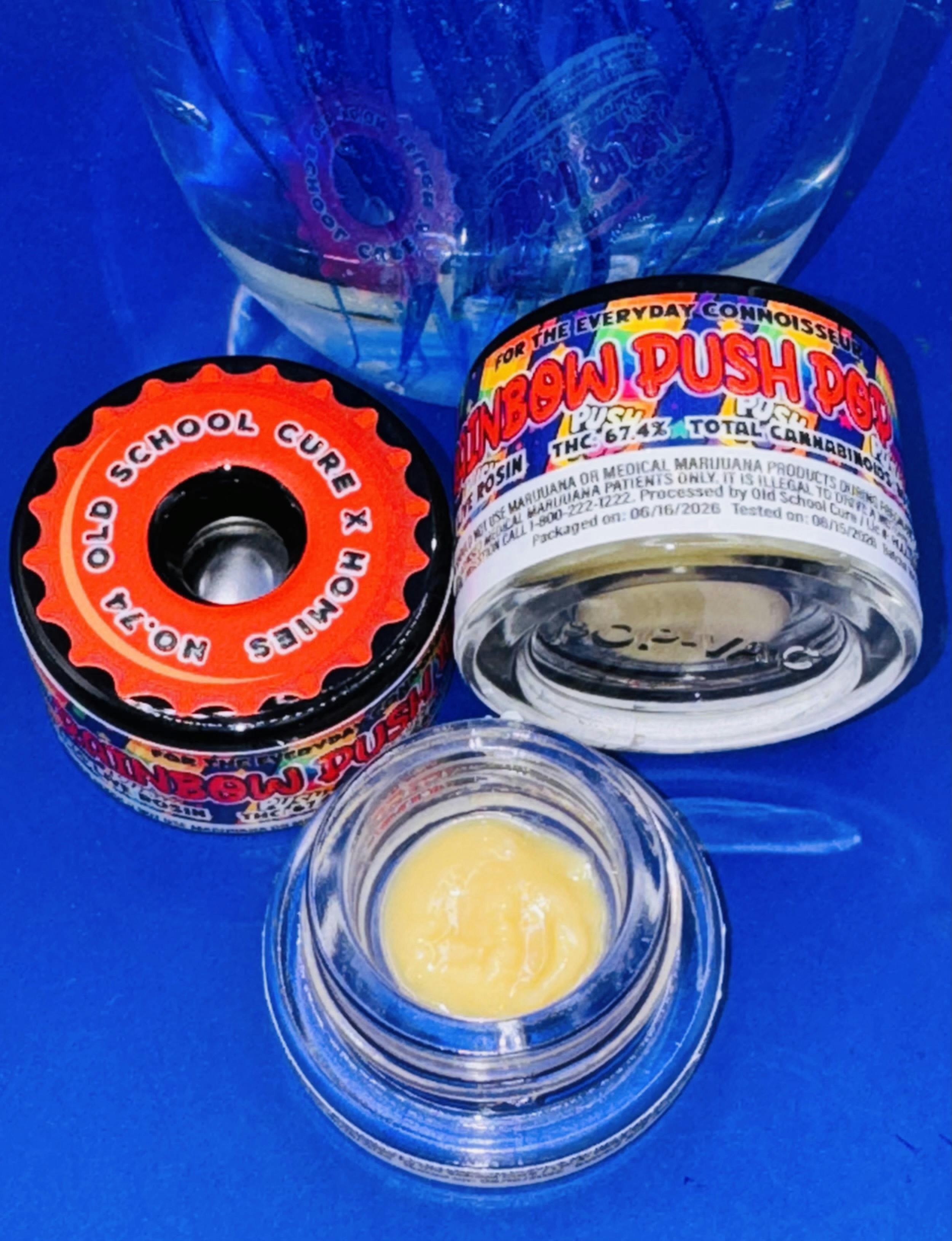 Old School - Rainbow Push Pop - 4G Rosin