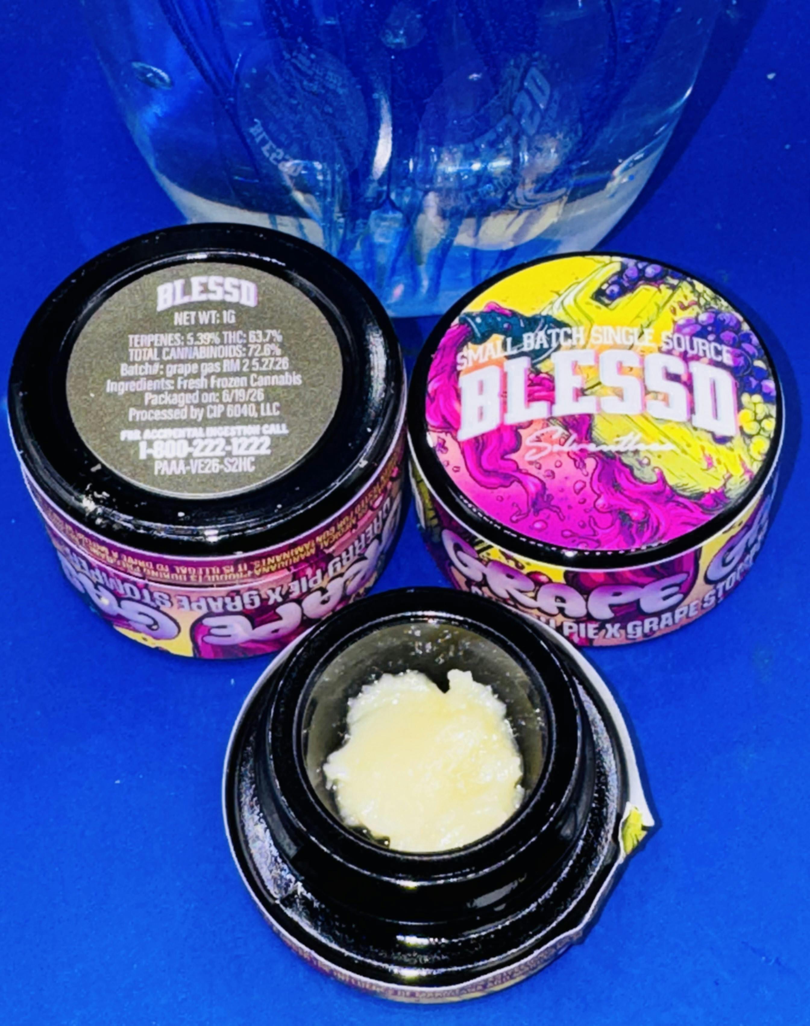 Blessed - Grape Gas Rosin 1G