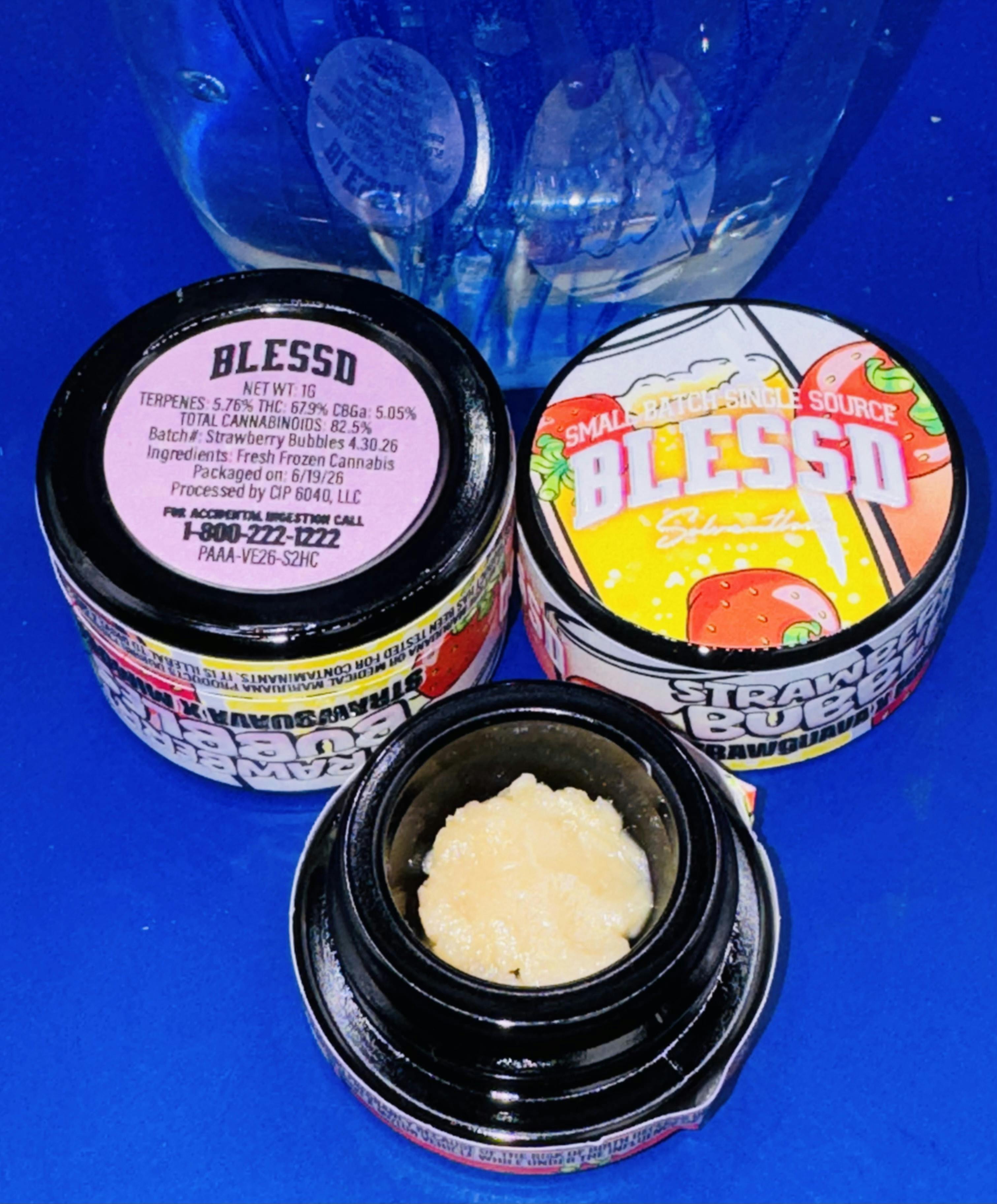 Blessd - Strawberry Bubbles - Rosin 1G