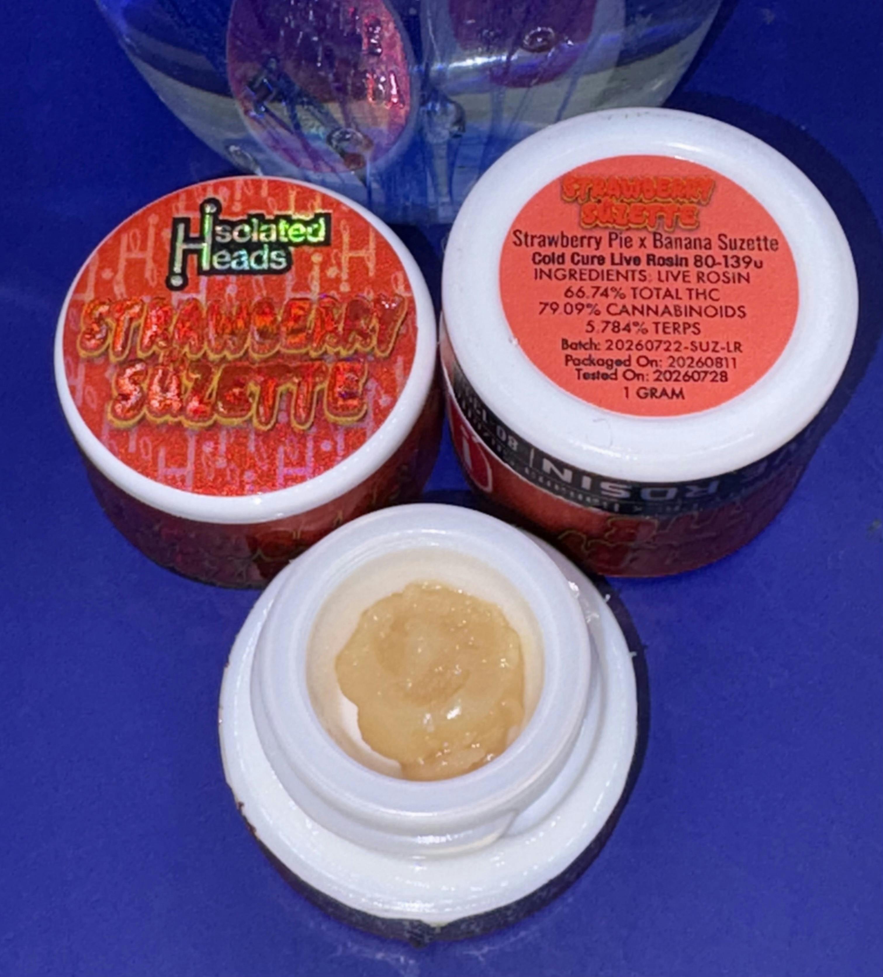Isolated Heads - Strawberry Suzette - Live Rosin - 1 gram
