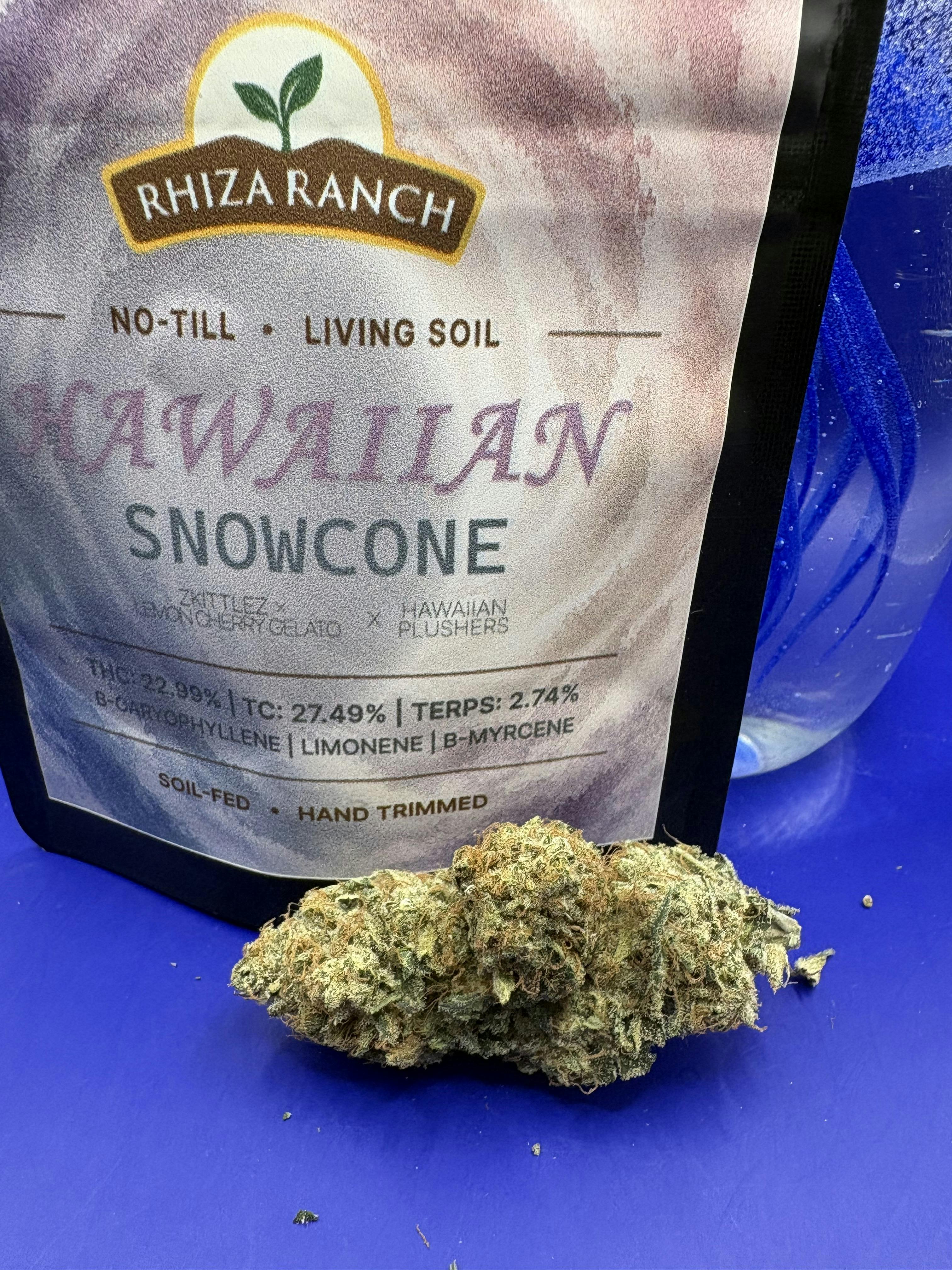 Rhiza Ranch | Hawaiian snowcone | flower 3.5g bags