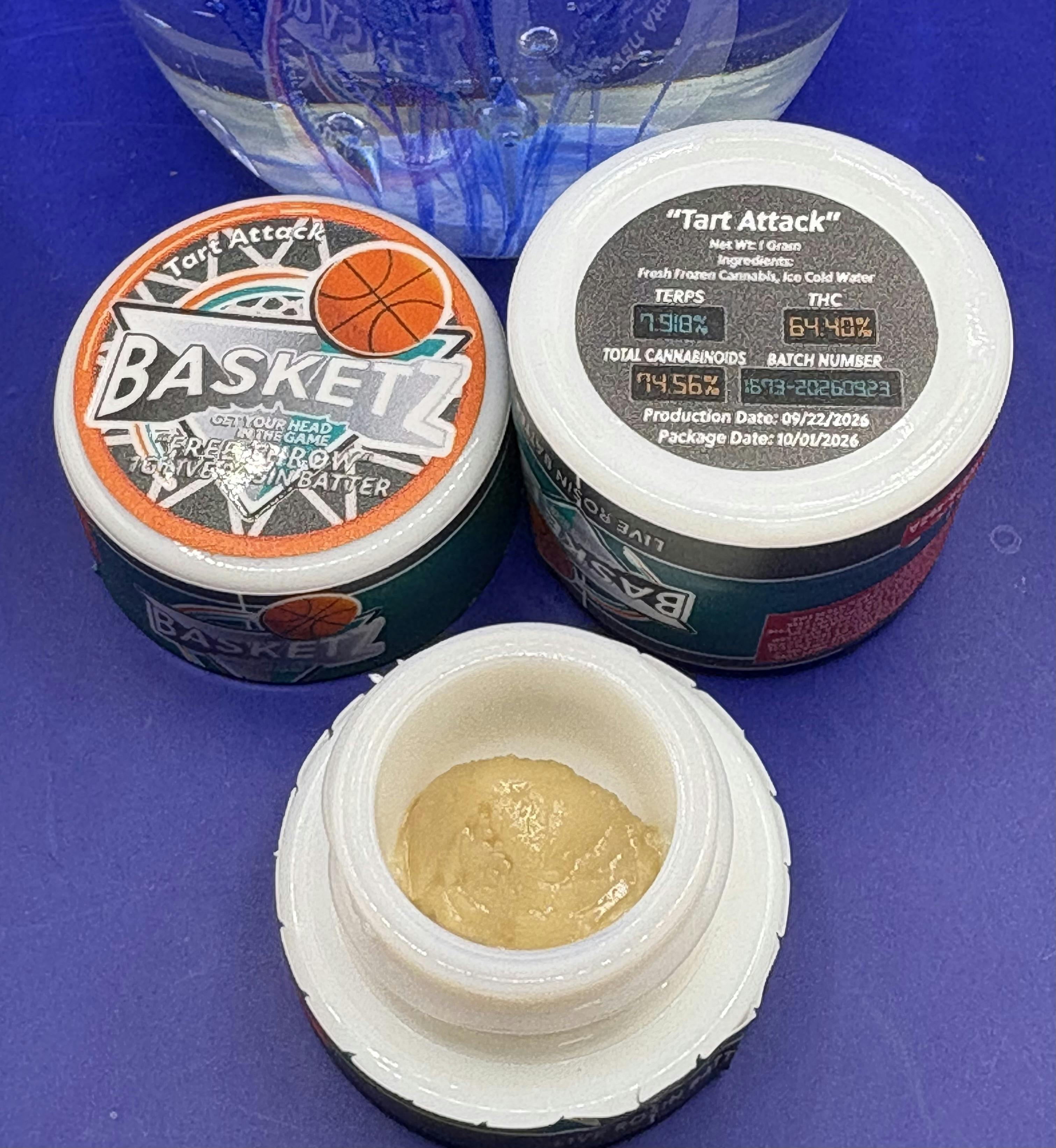 Basketz 4G Rosin - Tart Attack - 4g